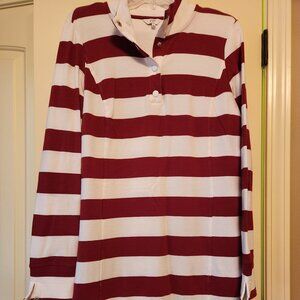 CROWN & IVY COTTON JERSEY DRESS